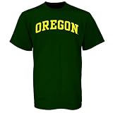 Oregon Ducks Green Vertical Arch T-shirt