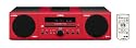 Yamaha MCR 040 Kompaktanlage (MP3-CD-Player, Apple iPod-Dock,  USB) rot