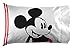 Jay Franco Mickey Mouse Jersey Classic 1 Pack Pillowcase - Double-Sided Kids Super Soft Bedding (Official Product)
