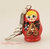 Matreshka/Key Chain Matryoshka BLACK CURRANT Nesting Doll !
