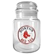 Boston Red Sox 31oz Glass Candy Jar - Primary Logo MLB Baseball