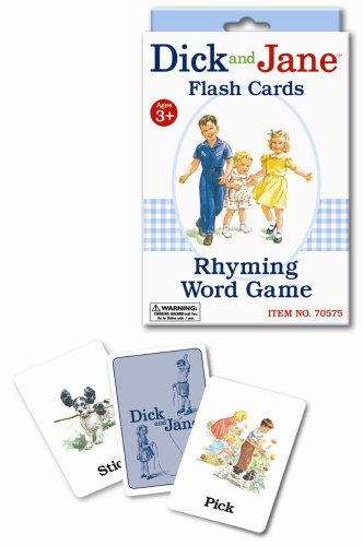 Childrens Toyshop  Toys : Dick and Jane Rhyme Word Card Game and Playing Cards Set