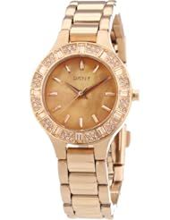 DKNY Ladies Pink Stainless Steel Watch