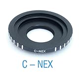 EzFoto 16mm C-Mount Movie Lens to Sony Alpha Nex E-mount Camera Adapter, fo ....