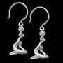 Earrings ::Eka Pada Viparita Dandasana II
