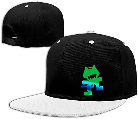 Youth REBORN Green Monstercat Adjustable Snapback Hip-hop Baseball Cap White