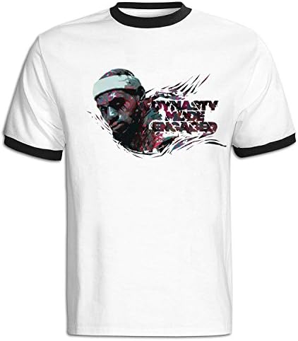 Men's LeBron James Cleveland Cavaliers #23 MVP T Shirt white&amp;black M