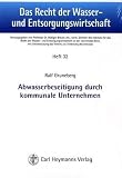 Abwasserbeseitigung durch kommunale Unternehmen