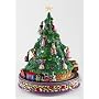 Jim Shore "All Aboard for Christmas Joy" Rotating Musical Tree and Train Sculpture