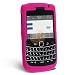 Silicone Skin Case for Blackberry Bold 9700, Hot Pink