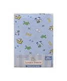 Puppy & Frog Theme Fitted Crib Sheet