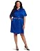 Dillards Plus Size Dresses Ak Anne Klein Women's Plus-Size Shirt Dress, Cobalt, 22W
