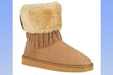 CARDY TOP UGGY LADIES ANKLE BOOT