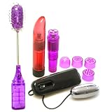 Tantrica Purple Phthalate Free Multi-Speed Magic Wand Vibrator Adult Sex Toy Kit