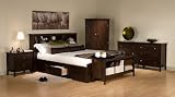 Manhattan Contemporary Espresso Finish 5 Drawer Chest