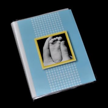 36 Photo Clear Vinyl Album, 4 x 6, Baby Boy
