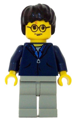 Harry Potter (Dark Blue Jacket, YF) - LEGO Harry Potter Minifigure