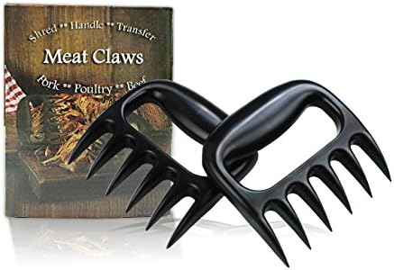 WAMDER Bear Claw BBQ Meat Forks Pulled Pork(Set of 2), Shredder Meat Claws Shredding Handling &amp; Carving Food - Meat Handler Forks &amp; FDA Approved