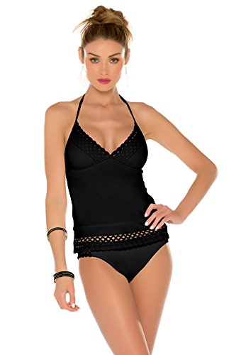 Becca by Rebecca Virtue Women's It Girl Halter Tankini Top