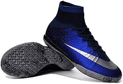 ErikDicken Shoes Mens Mercurial Superfly CR7 IC Royal Blue Football Soccer Boots Size US6.5