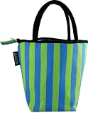 Mimi The Sardine Lunchbug with Stripes Design, Blue/Green