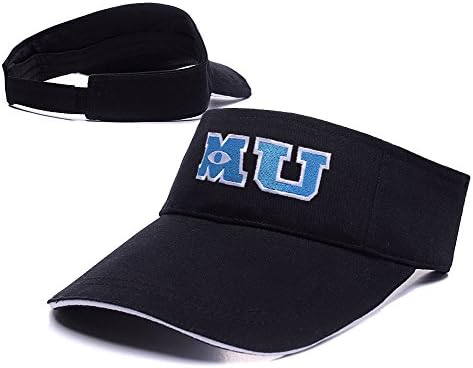 Jeffrey M U Monsters University Logo Visor Cap Sun Hat Sports Visors