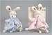 Nicotoy Baby Schmusetuch Hase rosa