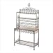 Metal and Wood Wine Rack