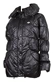 Adidas Originals F Sleek Coat Damen Jacken mit Handschuhen Winterjacken Winter warm Damenjacken Frauenjacken Markenjacken Frauen Schwarz Black Größe 38