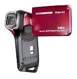 Sanyo - Xacti CA9 - Caméscope Numérique HD + Appareil photo - 9 Mpix - Etanche - Zoom optique 5x - Microphone - Rouge