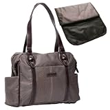 KF Baby SwaNk Diaper Bag, Brown, with Changing Pad and kilofly Mini Gift-for-You Card