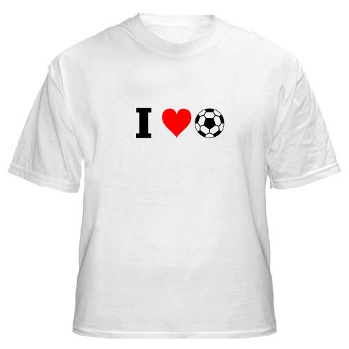 Code Four Athletics I Love Soccer T-shirt