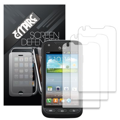 EMPIRE 3 Pack of Invisible Screen Protectors for Samsung Galaxy Rugby Pro I547
