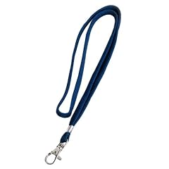 Veloflex 2023000 - Textilband f�r Namensschilder 10 mm breit mit Karabinerhaken, blau