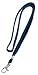 Veloflex 2023000 - Textilband für Namensschilder 10 mm breit mit Karabinerhaken, blau