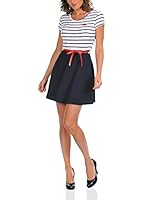 Bleu Marine Vestido Mila (Blanco)