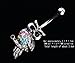 Vktech New Rhinestone Owl Dangle Navel Belly Button Ring Piercing Jewelry