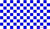 Chelsea Royal Blue and White Checkered 5′x3′ Flag