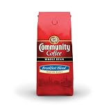 Community Coffee Whole Bean Coffee Breakfast Blend 12 Ounce Bags  Pack of 3 