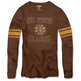 Boston Bruins Brown 2010 Winter Classic Women's Tie Break Long Sleeve T-Shirt