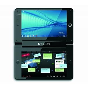 Toshiba libretto W105-L251 7-Inch Dual Touchscreen Laptop (Silver/Black)