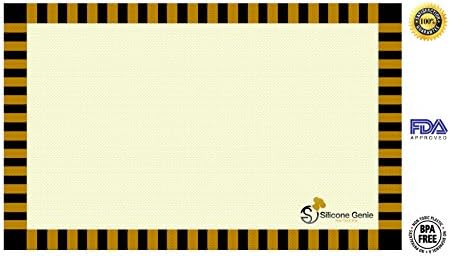 Silicone Baking Mat, Non Stick Premium Set of 2 Pack Half Sheet Size (11 5/8 Inches X 16 1/2 inches) Silpat and Artisan Style, Homemade Cookie & Irish Scone Recipe Included.