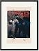 Black Framed/Matted Print 17x23, Les Apaches de Paris