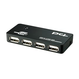 PLANEX USB2.0 4ポート超小型USBハブ バスパワー PL-UH400
