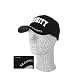 Baseball Cap schwarz mit 3-fach-Stick "SECURITY" in wei�