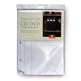 Large CD/DVD Binder Insert Pages (for HandStands Bellagio-Italia Binders)