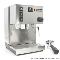 Rancilio Silvia espresso, lattes, cappuccinos maker (silver)