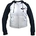 Artsmith, Inc. Women's Raglan Hoodie US Christian Fish Ichthys