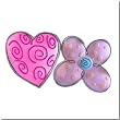 Hugs and Kisses Flower Wall Art