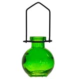 Decorative Colored Glass Hanging Wall Vase Home/Garden G72 Lime -1/pc ~ Colored Glass Bottle ~ Floral Vase ~ Colored Vase ~ Bud Vase ~ Wall Vase